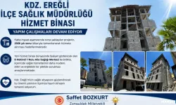 İlçe Sağlık Müdürlüğü Binası’nda çalışmalar sürüyor