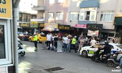 Otomobile çarpmamak için motosikleti devirdi…