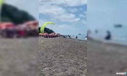 Havalanamadı… İnsanların içine daldı…