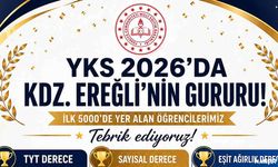 YKS 2026’da Kdz. Ereğli’den Türkiye dereceleri
