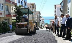 Sıcak asfalt çalışmaları kesintisiz sürüyor...