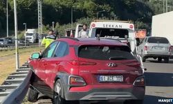 Tüneli girişinde feci kaza… Yaralılar var…
