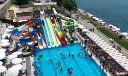 Sevgi ve barış plajı yerli turistlerin akınına uğruyor…