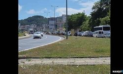 Yol çalışması, ışıklar trafiği kilitledi…