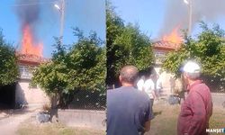 Bir anda alevlere teslim oldu… Tamamen yandı…
