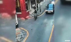 Yağmurdan kaçarken doluya tutuldu…