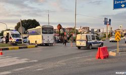 TIR işçi servisi ile çarpıştı… Yaralılar var…