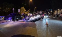 Otomobillere çarpıp yakla attı...