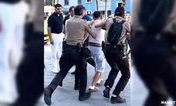 İnşaatta başladı… Polis merkezi önünde devam etti