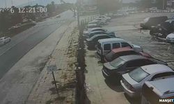 Feci kaza kameralara yansıdı...