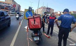 Mıcıra kaptırdı... Motoru yatırdı…
