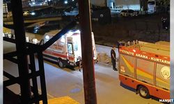 Çalışma sahasına düştü… İtfaiye kurtardı…