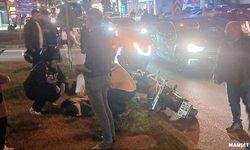 Kontrolsüz kavşakta çarpıştılar…