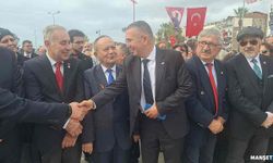 Kısa sohbette sıcak tavırları ile dikkat çekti