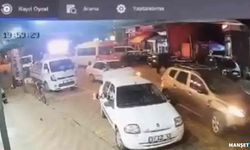 Fren yerine gaza bastı… Markete daldı…