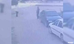 Otomobilden saat çaldı; hırsızlık anı kamerada…