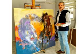 SANKO sanat galerisi'nde ''Bakışlar'' temalı resim sergisi