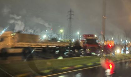 TIR'ı yol ortasında bırakıp ortadan kayboldu...