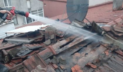 Kovalı soba yangına neden oldu…