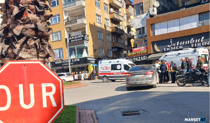 Kavşakta çarpıştılar... 1 yaralı...