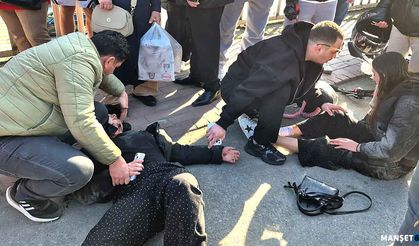 Motosiklet sürücüsü ve yolcusu yaralandı…