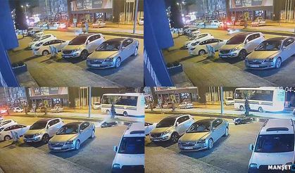 Motosiklet köpeğe çarpıp takla attı… O anlar kamerada…