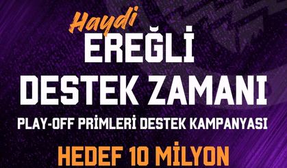 Ereğli Belediyepsor'dan Play- Off için destek istemi...