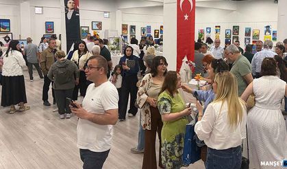 Resim Sergisine ilgi çok yoğun oldu…