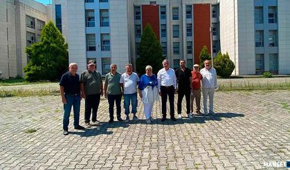 Adliye ek hizmet binası için sahada inceleme...