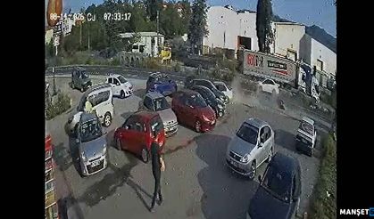 Yok böyle kaza… Ortalık savaş alanına döndü…