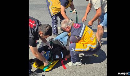 Motosiklet kazasında 1 kişi yaralandı…
