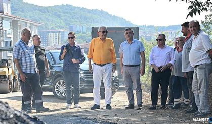 Posbıyık sahada! Çalışmaları yerinde inceledi…