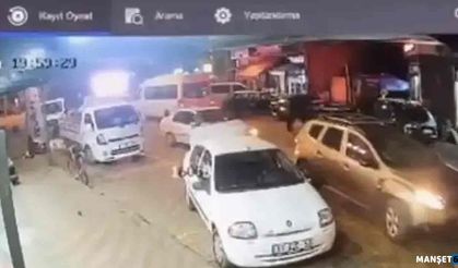 Fren yerine gaza bastı… Markete daldı…