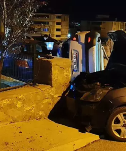 3 aracın karıştığı kazada 1'i çocuk 3 kişi yaralandı...