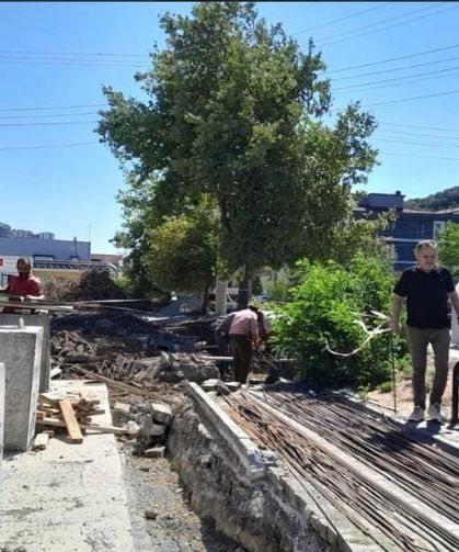 Saffet Bozkurt, inşaat alanını ziyaret etti...