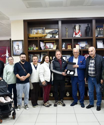 Başkan Posbıyık'a anıt için teşekkür...