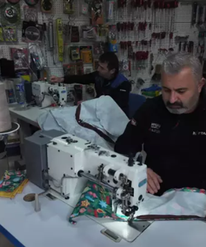 Yağış sonrası şişme kar kızağına yoğun talep...