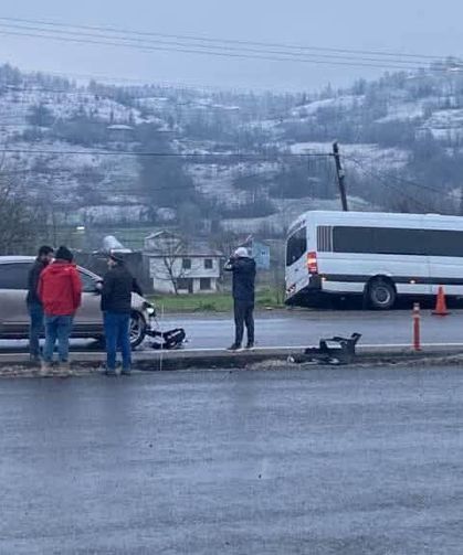 Zonguldak - Ankara karayolundaki kaza ulaşımı aksattı...