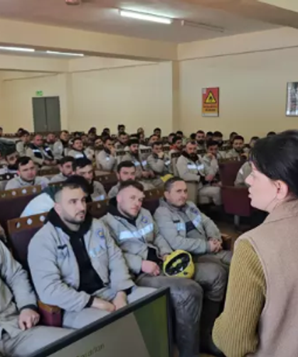 Madencilere sanal kumar bağımlılığı eğitimi...