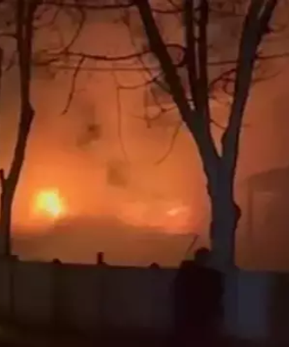 Müştemilatta çıkan yangın endişe yarattı...