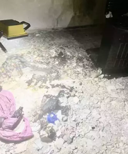 Sobadan çıkan kıvılcımlar, yangına neden oldu...