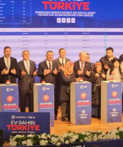 Zonguldak’ta 1872 konutun hak sahibi belirlendi...