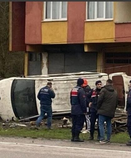 Zonguldak-Ankara Karayolunda kaza... Yaralılar var...