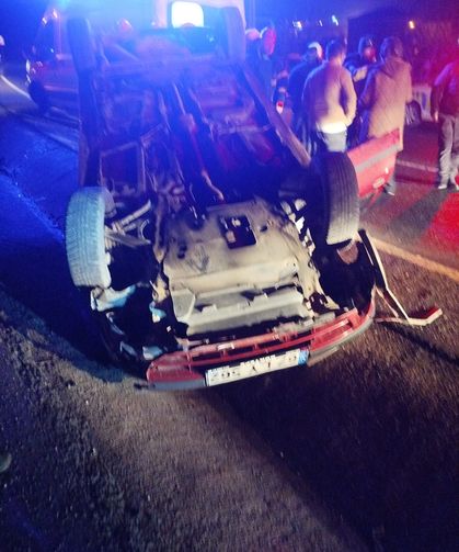 Defalarca takla attı… Ekipler sevk edildi…