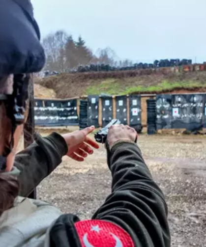 Ormancılar, poligonda yarıştı...