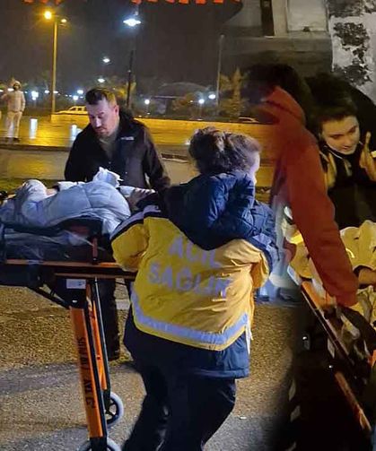 Bir kişi hastaneye diğeri karakola gitti…