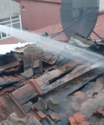 Kovalı soba yangına neden oldu…