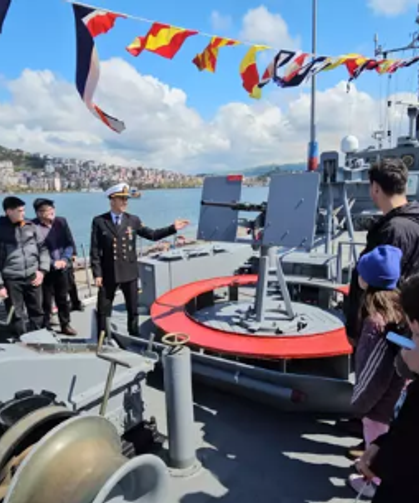TCG Erdemli Mayın Avlama gemisi, 23 Nisan’da ziyarete açıldı