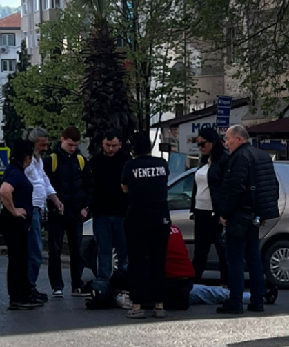 Sürücü hakimiyetini kaybetti… Motosikleti devirdi…