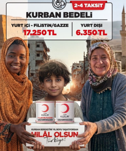 Türk Kızılay’dan Kurban Bayramı’nda İyilik Köprüsü...